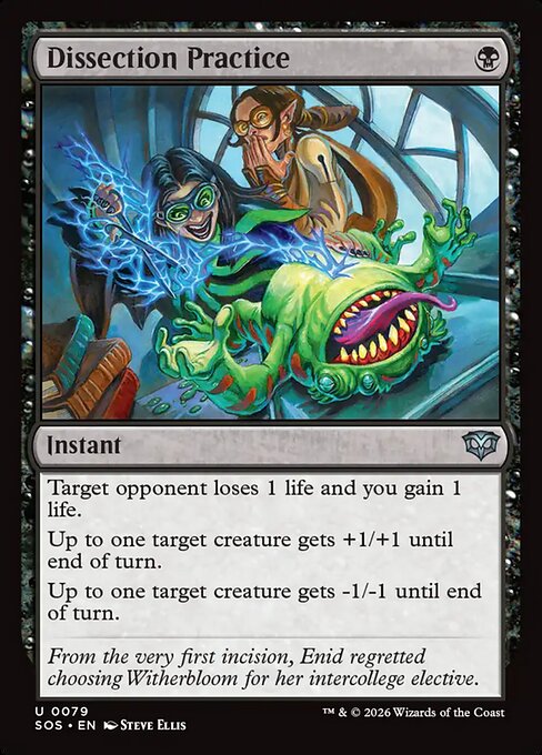 Dissection Practice - Secrets of Strixhaven () #79 [Foil] [Foil]