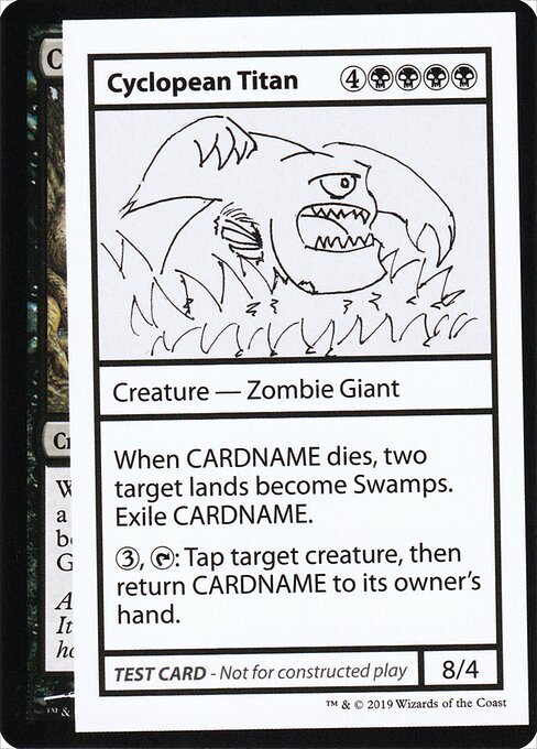 Cyclopean Titan - Mystery Booster Playtest Cards 2021 () #40