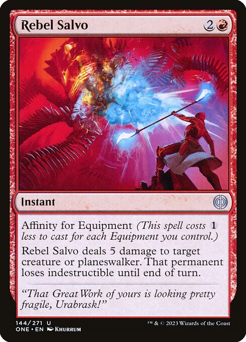 Rebel Salvo - Phyrexia: All Will Be One () #144