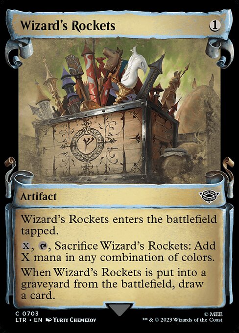 Wizard's Rockets - The Lord of the Rings: Tales of Middle-earth (ltr) #703 [Foil] [Foil]