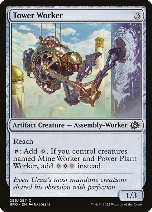 Tower Worker - The Brothers' War () #255