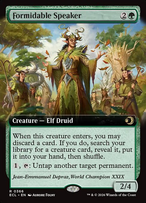 Formidable Speaker - Lorwyn Eclipsed () #366 [Foil] [Foil]