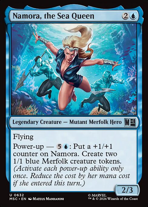 Namora, the Sea Queen - Marvel Super Heroes Commander () #632