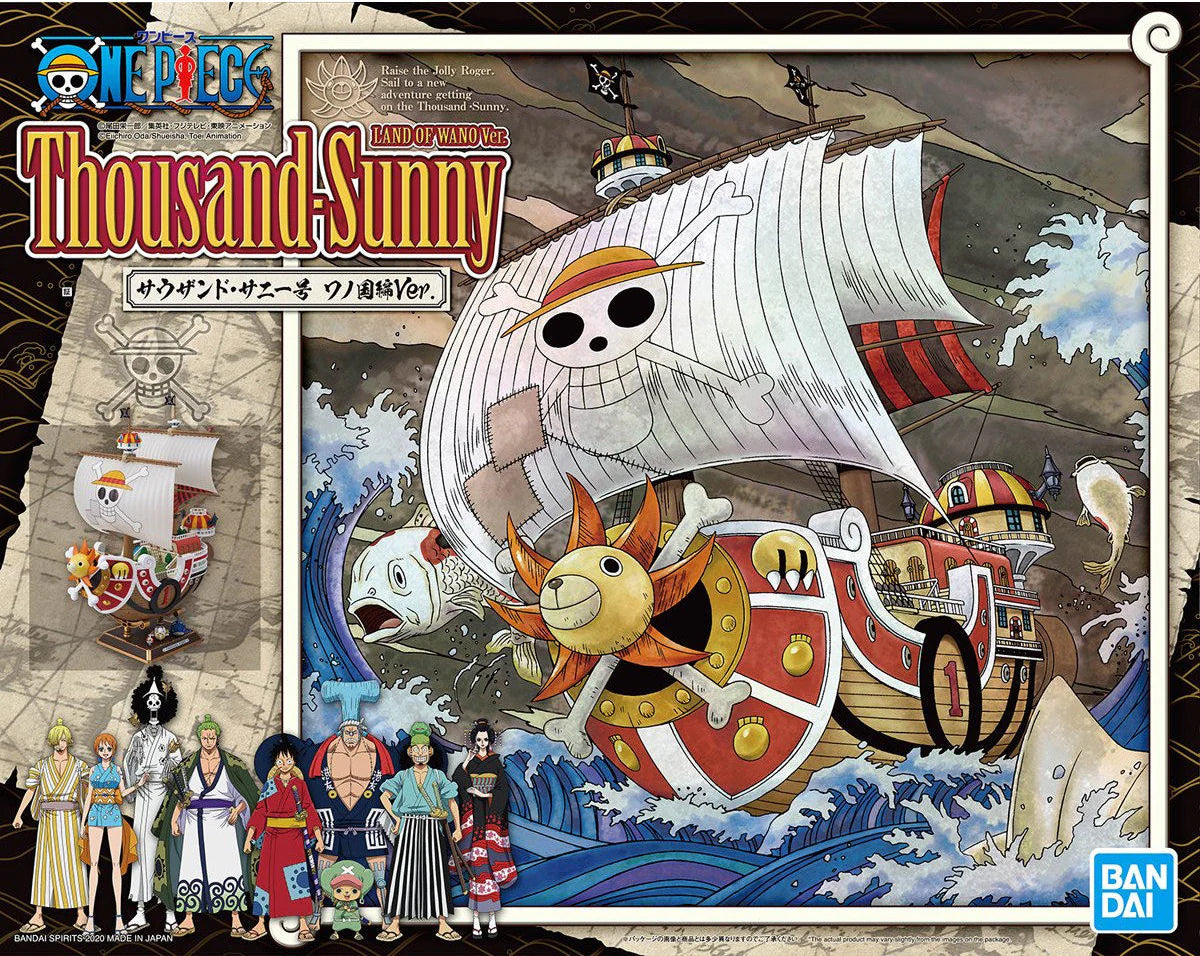 Thousand Sunny Land Of Wano Ver. "One Piece", Bandai Hobby Sailing Ship Collection