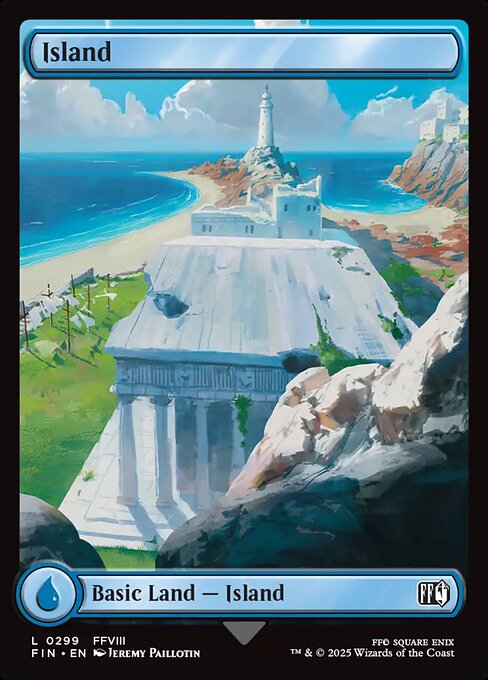 Island - Final Fantasy (FIN) #299 [Foil] [Foil]
