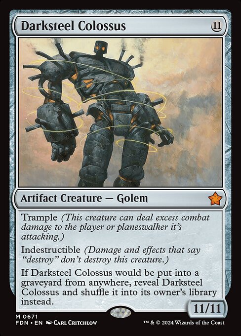 Darksteel Colossus - Foundations () #671