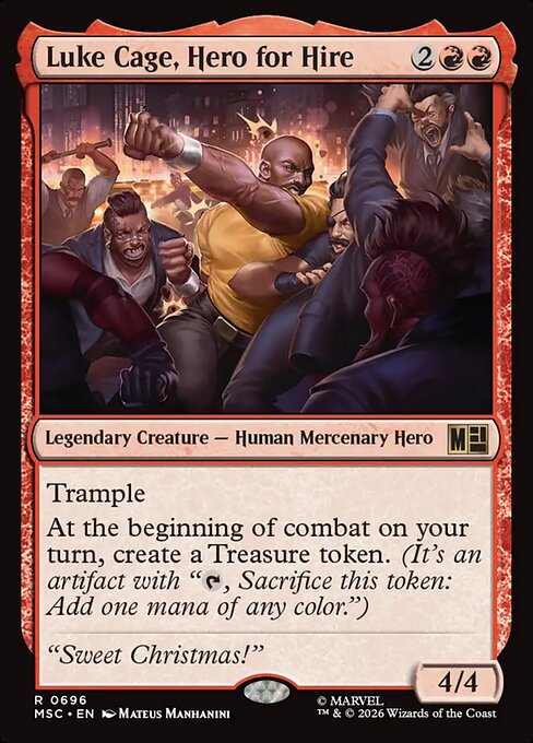 Luke Cage, Hero for Hire - Marvel Super Heroes Commander () #696