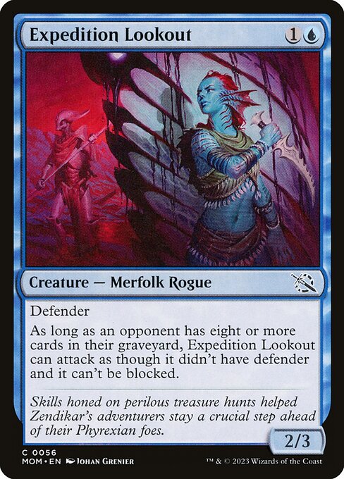 Expedition Lookout - March of the Machine (MOM) #56 [Foil] [Foil]