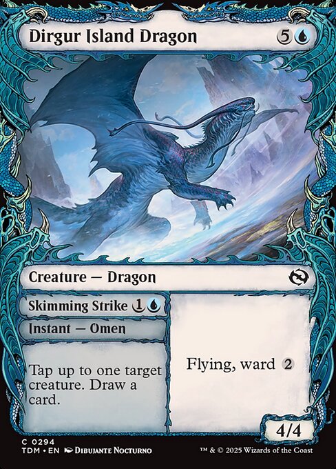 Dirgur Island Dragon // Skimming Strike - Tarkir: Dragonstorm () #294