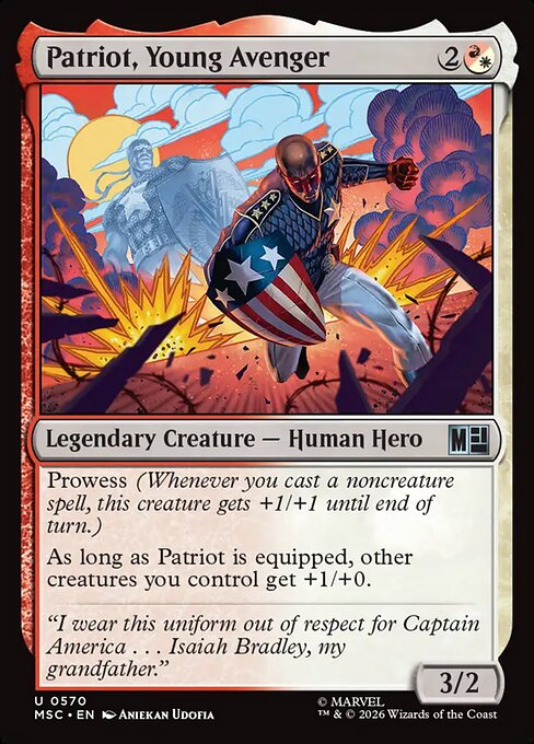 Patriot, Young Avenger - Marvel Super Heroes Commander () #570