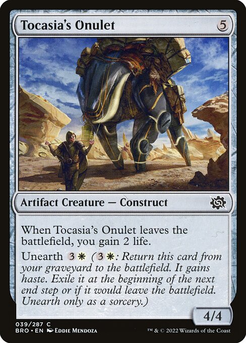 Tocasia's Onulet - The Brothers' War () #39