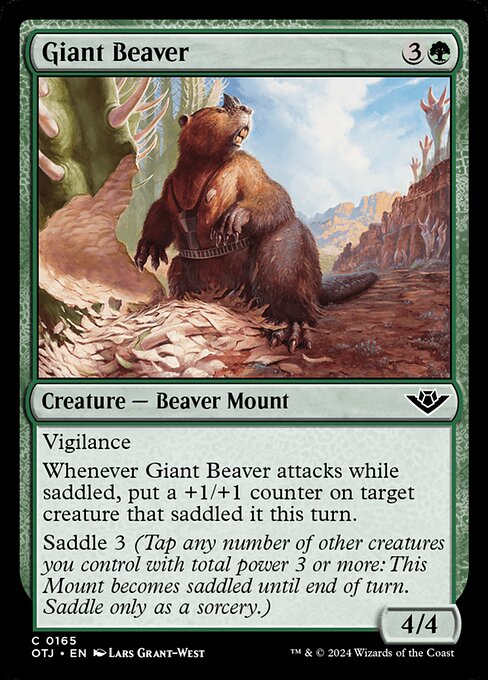 Giant Beaver - Outlaws of Thunder Junction () #165