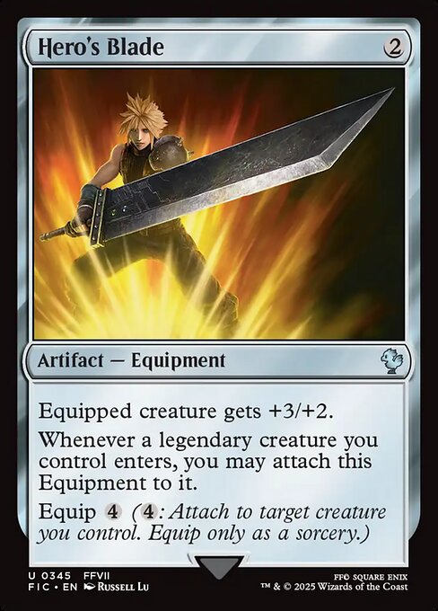 Hero's Blade - Final Fantasy Commander () #345