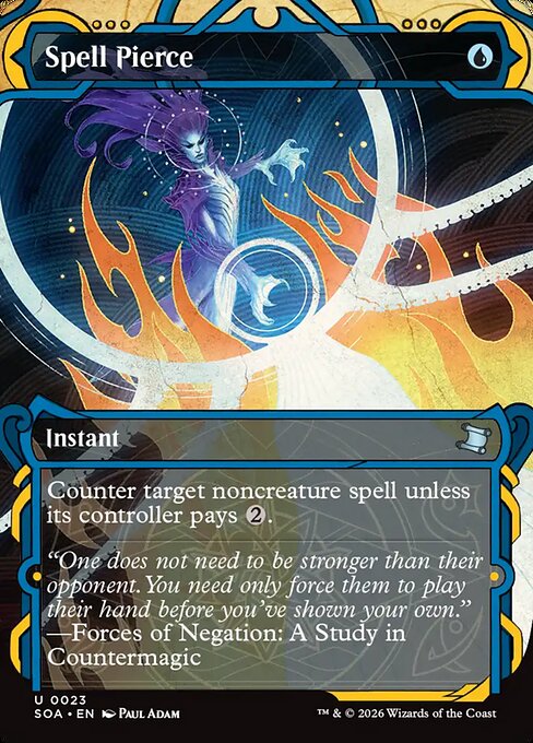 Spell Pierce - Secrets of Strixhaven Mystical Archive () #23 [Foil] [Foil]