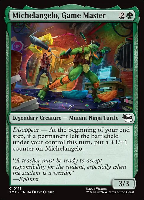 Michelangelo, Game Master - Teenage Mutant Ninja Turtles () #118