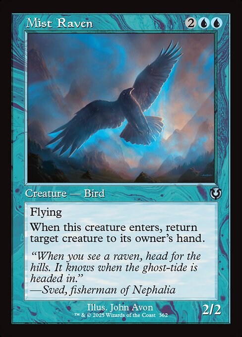 Mist Raven - Innistrad Remastered (inr) #362