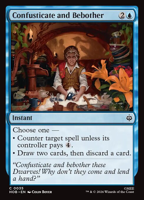 Confusticate and Bebother - The Hobbit (HOB) #35 [Foil] [Foil]