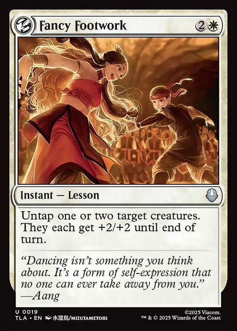 Fancy Footwork - Avatar: The Last Airbender () #19 [Foil] [Foil]