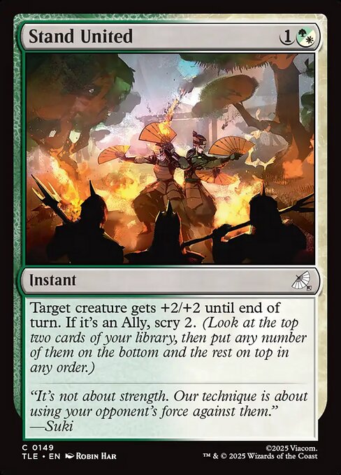 Stand United - Avatar: The Last Airbender Eternal () #149 [Foil] [Foil]
