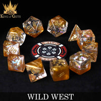 DNDDICEWHOLESALE.COM - Wild West - 11 Dice Set