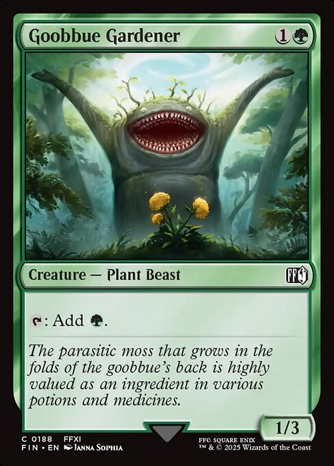 Goobbue Gardener - Final Fantasy (FIN) #188 [Foil] [Foil]