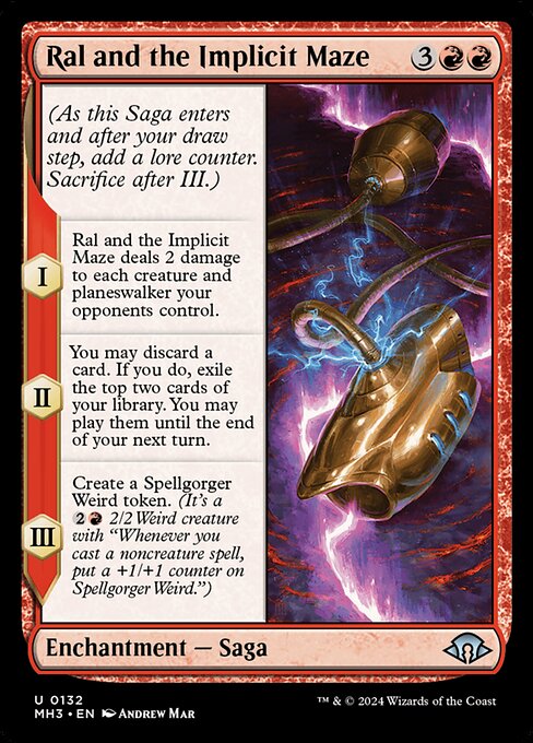 Ral and the Implicit Maze - Modern Horizons 3 (mh3) #132 [Foil] [Foil]