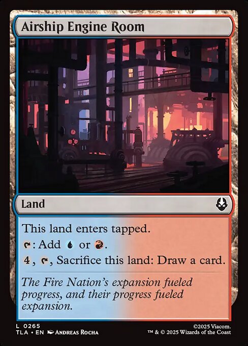 Airship Engine Room - Avatar: The Last Airbender () #265 [Foil] [Foil]