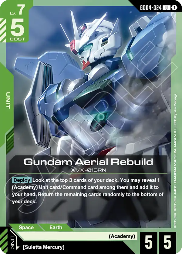 Gundam Aerial Rebuild - Phantom Aria (GD04-024) #024