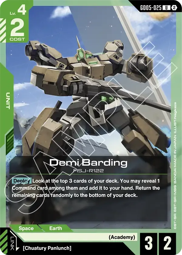 Demi Barding - Freedom Ascension [GD05] (GD05-025) #025