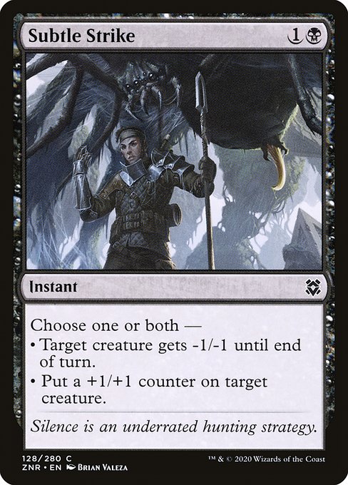 Subtle Strike - Zendikar Rising (ZNR) #128