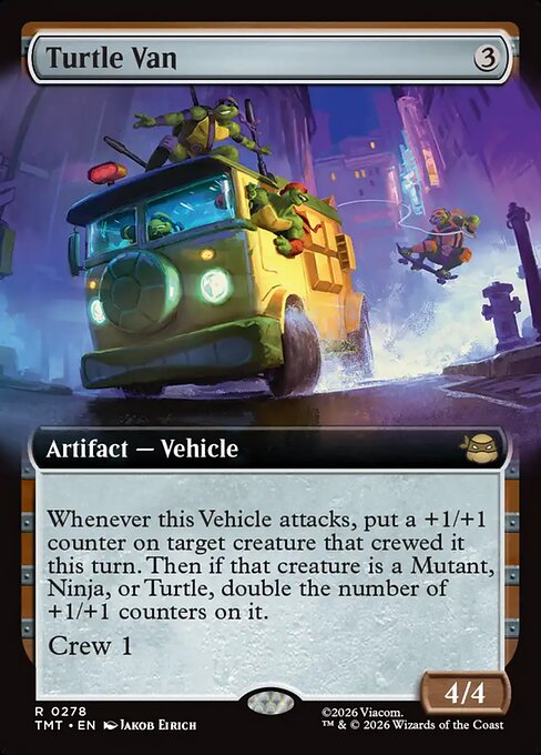 Turtle Van - Teenage Mutant Ninja Turtles () #278 [Foil] [Foil]