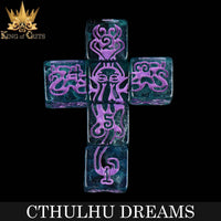 DNDDICEWHOLESALE.COM - Cthulhu Dreams - 11 Dice Set