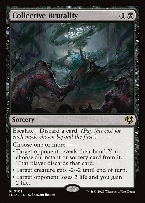 Collective Brutality - Innistrad Remastered (INR) #101 [Foil] [Foil]