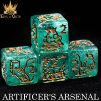 DNDDICEWHOLESALE.COM - Artificer's Arsenal - 11 Dice Set