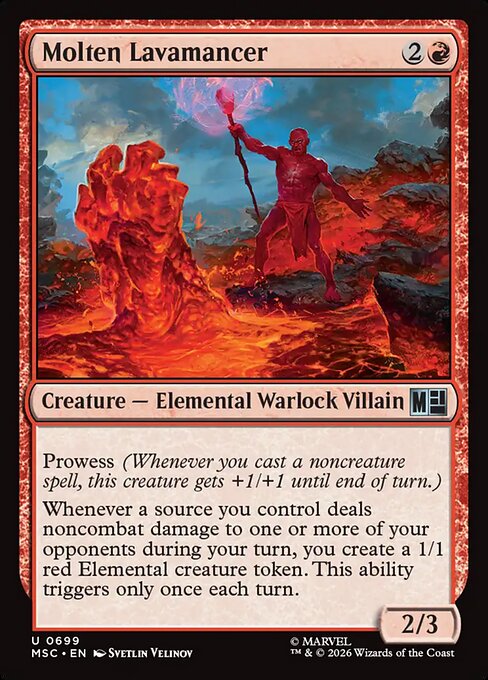 Molten Lavamancer - Marvel Super Heroes Commander () #699