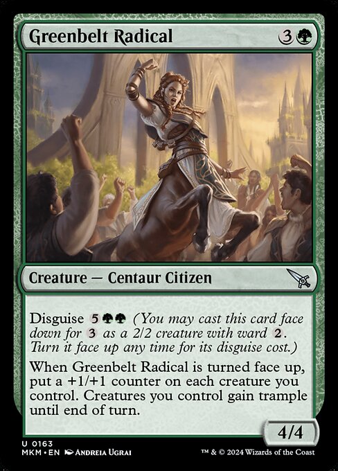 Greenbelt Radical - Murders at Karlov Manor (MKM) #163 [Foil] [Foil]
