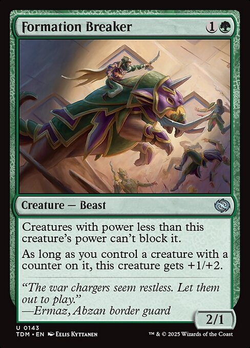 Formation Breaker - Tarkir: Dragonstorm () #143 [Foil] [Foil]