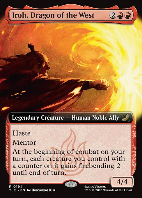 Iroh, Dragon of the West - Avatar: The Last Airbender Eternal () #194 [Foil] [Foil]