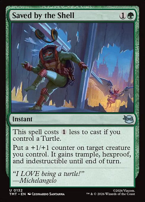 Saved by the Shell - Teenage Mutant Ninja Turtles () #132