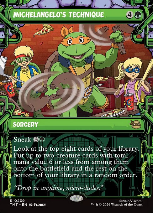 Michelangelo's Technique - Teenage Mutant Ninja Turtles () #239