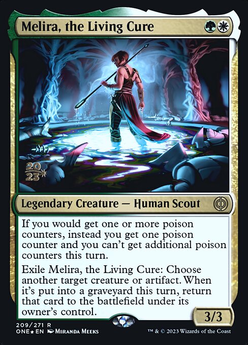 Melira, the Living Cure - Phyrexia: All Will Be One Promos (PONE) #209s