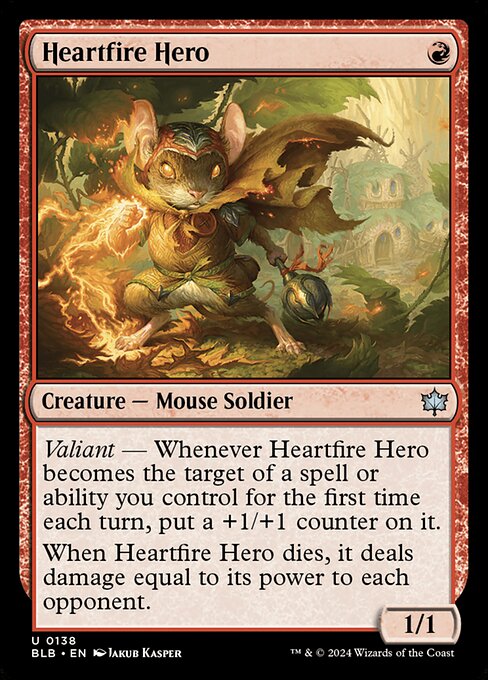Heartfire Hero - Bloomburrow () #138