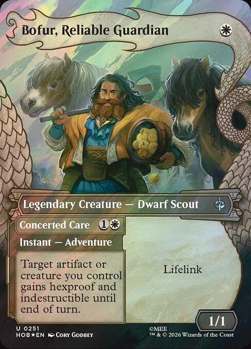 Bofur, Reliable Guardian // Concerted Care - The Hobbit (HOB) #251 [Foil] [Foil]