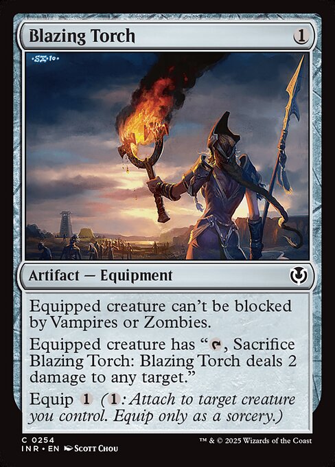 Blazing Torch - Innistrad Remastered (inr) #254 [Foil] [Foil]