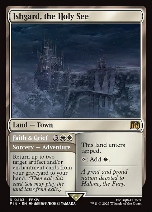 Ishgard, the Holy See // Faith & Grief - Final Fantasy (FIN) #283 [Foil] [Foil]