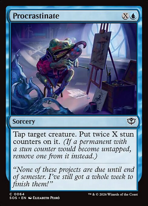 Procrastinate - Secrets of Strixhaven () #64 [Foil] [Foil]