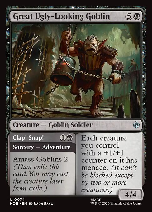 Great Ugly-Looking Goblin // Clap! Snap! - The Hobbit (hob) #74 [Foil] [Foil]