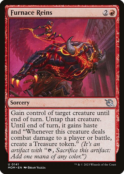 Furnace Reins - March of the Machine (MOM) #141 [Foil] [Foil]