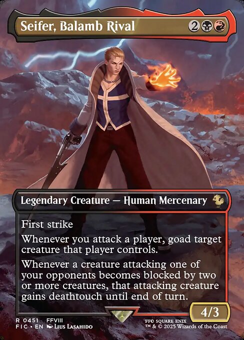 Seifer, Balamb Rival - Final Fantasy Commander () #451 [Foil] [Foil]
