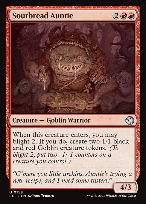 Sourbread Auntie - Lorwyn Eclipsed () #158 [Foil] [Foil]